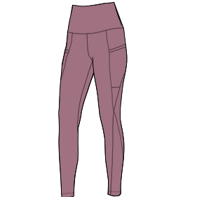 Fashion sewing patterns for Leggings 9070